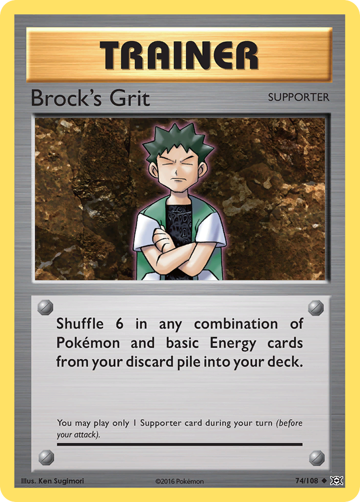 Brock's Grit (74/108) [XY: Evolutions] | Exor Games Truro