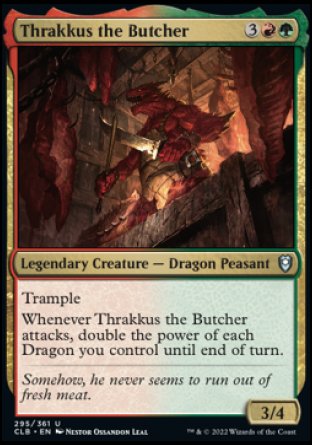 Thrakkus the Butcher [Commander Legends: Battle for Baldur's Gate] | Exor Games Truro