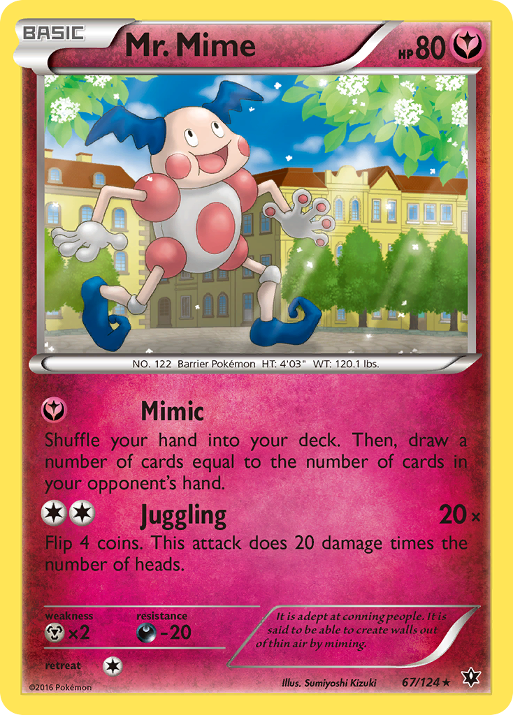 Mr. Mime (67/124) [XY: Fates Collide] | Exor Games Truro