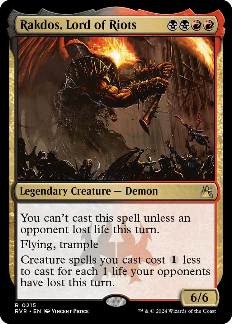 Rakdos, Lord of Riots [Ravnica Remastered] | Exor Games Truro