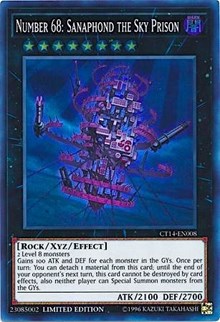 Number 68: Sanaphond the Sky Prison [CT14-EN008] Super Rare | Exor Games Truro