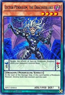 Lector Pendulum, the Dracoverlord [MP17-EN014] Ultra Rare | Exor Games Truro