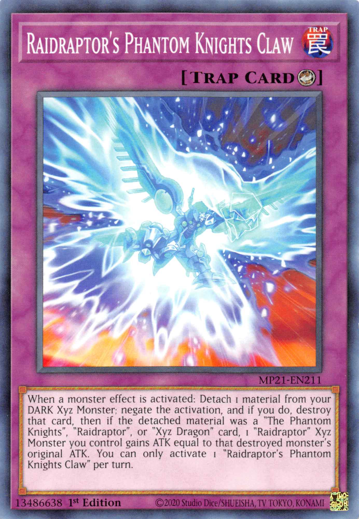 Raidraptor's Phantom Knights Claw [MP21-EN211] Common | Exor Games Truro
