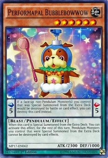 Performapal Bubblebowwow [MP17-EN062] Common | Exor Games Truro