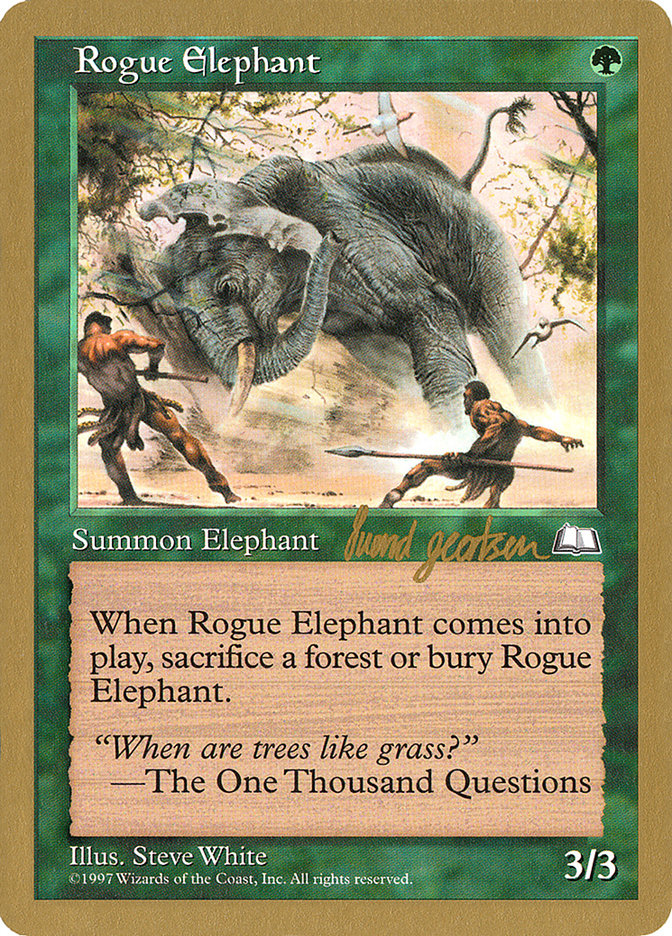 Rogue Elephant (Svend Geertsen) [World Championship Decks 1997] | Exor Games Truro