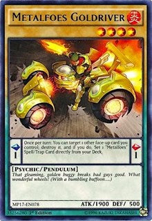 Metalfoes Goldriver [MP17-EN078] Rare | Exor Games Truro