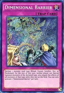 Dimensional Barrier [MP17-EN163] Secret Rare | Exor Games Truro