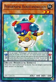 Performapal Handstandaccoon [MP17-EN174] Common | Exor Games Truro