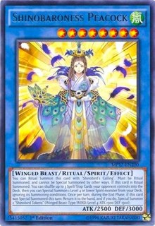 Shinobaroness Peacock [MP17-EN200] Rare | Exor Games Truro