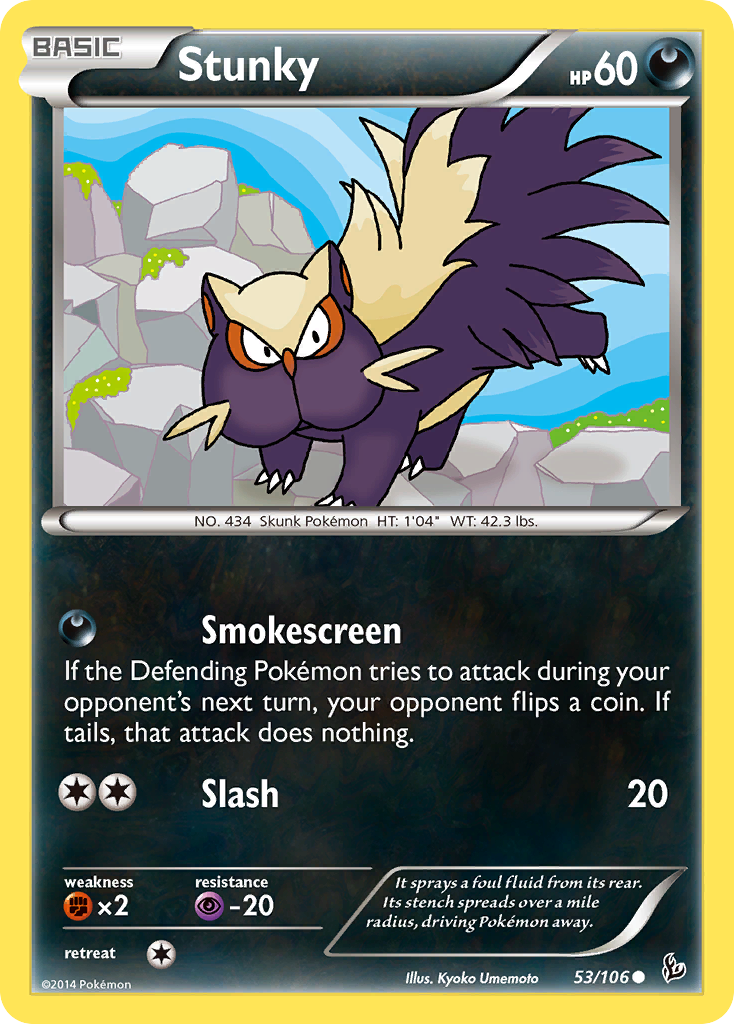 Stunky (53/106) [XY: Flashfire] | Exor Games Truro