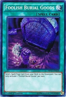 Foolish Burial Goods [MP17-EN218] Secret Rare | Exor Games Truro