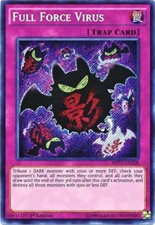 Full Force Virus [MP17-EN228] Secret Rare | Exor Games Truro