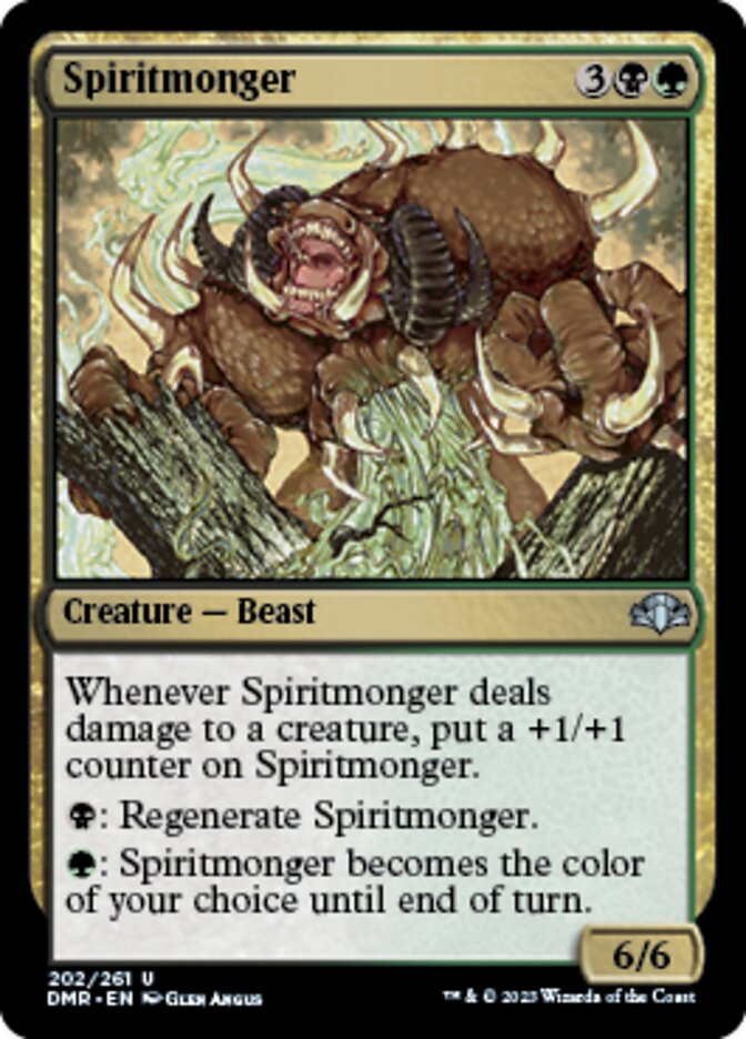 Spiritmonger [Dominaria Remastered] | Exor Games Truro