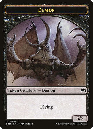 Demon Token [Magic Origins Tokens] | Exor Games Truro