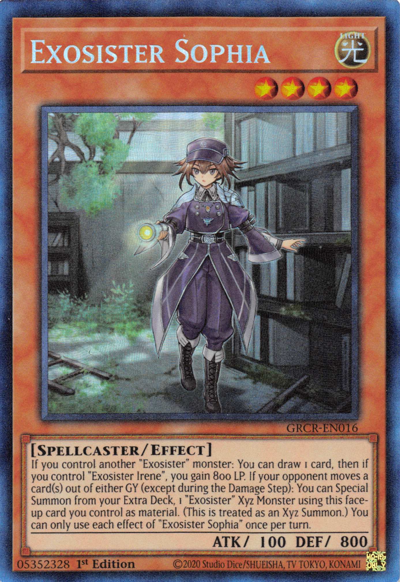 Exosister Sophia [GRCR-EN016] Collector's Rare | Exor Games Truro