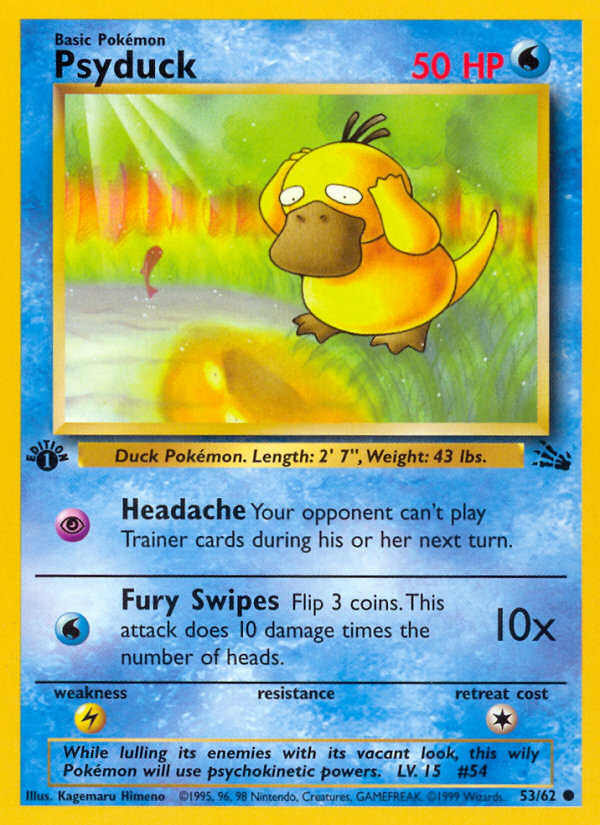 Psyduck (53/62) [Fossil 1st Edition] | Exor Games Truro