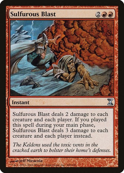 Sulfurous Blast [Time Spiral] | Exor Games Truro