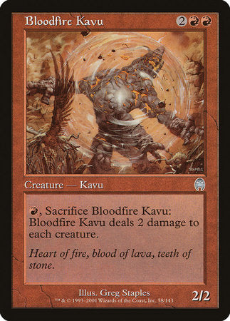 Bloodfire Kavu [Apocalypse] | Exor Games Truro