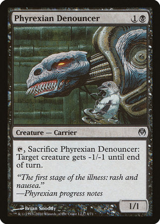 Phyrexian Denouncer [Duel Decks: Phyrexia vs. the Coalition] | Exor Games Truro