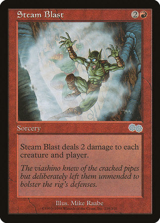 Steam Blast [Urza's Saga] | Exor Games Truro