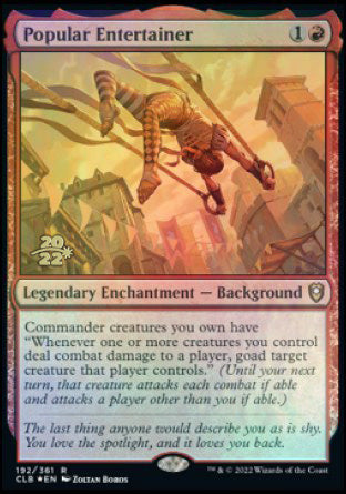 Popular Entertainer [Commander Legends: Battle for Baldur's Gate Prerelease Promos] | Exor Games Truro