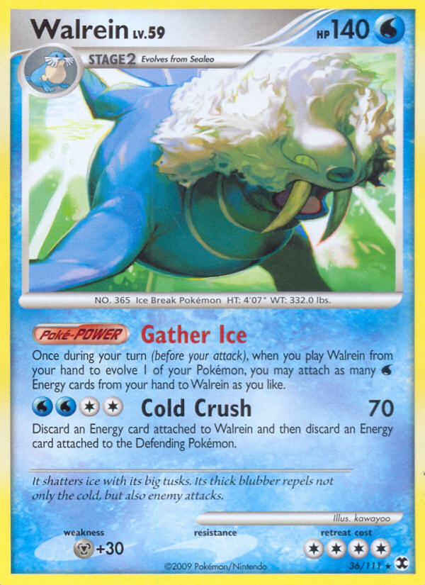 Walrein (36/111) [Platinum: Rising Rivals] | Exor Games Truro