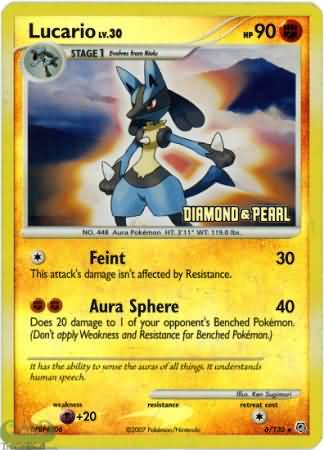 Lucario (6/130) [Burger King Promos: 2008 Collection] | Exor Games Truro