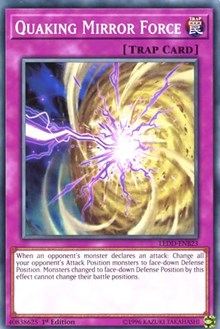 Quaking Mirror Force [LEDD-ENB23] Common | Exor Games Truro