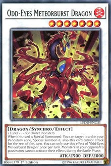 Odd-Eyes Meteorburst Dragon [LEDD-ENC31] Common | Exor Games Truro