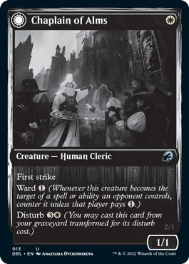 Chaplain of Alms // Chapel Shieldgeist [Innistrad: Double Feature] | Exor Games Truro