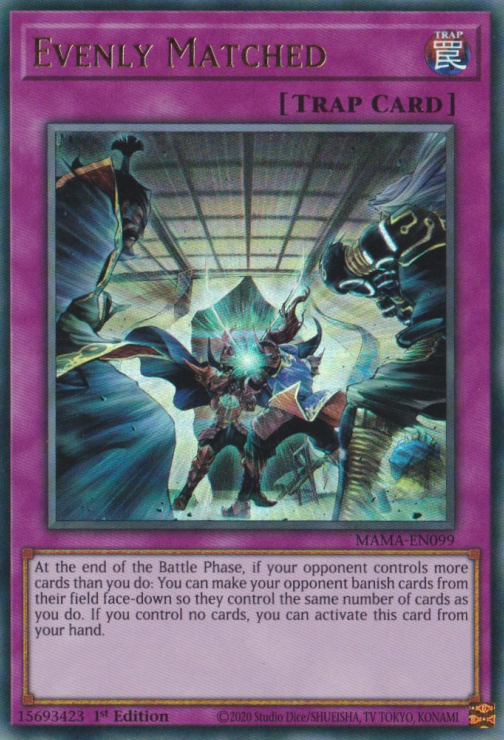 Evenly Matched [MAMA-EN099] Ultra Rare | Exor Games Truro
