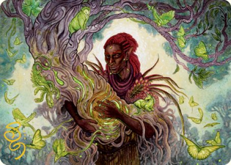 Circle of Dreams Druid Art Card (Gold-Stamped Signature) [Dungeons & Dragons: Adventures in the Forgotten Realms Art Series] | Exor Games Truro