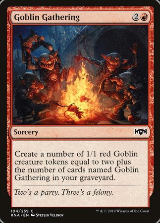 Goblin Gathering [Ravnica Allegiance] | Exor Games Truro