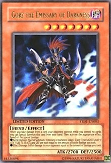 Gorz the Emissary of Darkness [YR01-EN003] Ultra Rare | Exor Games Truro