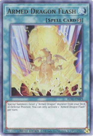 Armed Dragon Flash [BLVO-ENSP1] Ultra Rare | Exor Games Truro