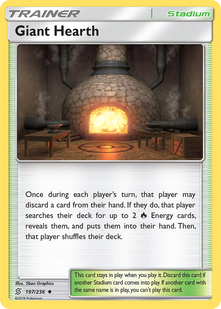 Giant Hearth (197/236) [Sun & Moon: Unified Minds] | Exor Games Truro