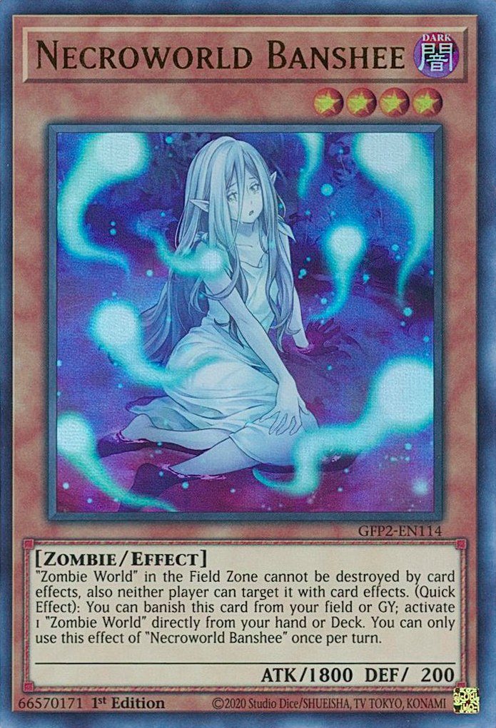 Necroworld Banshee [GFP2-EN114] Ultra Rare | Exor Games Truro