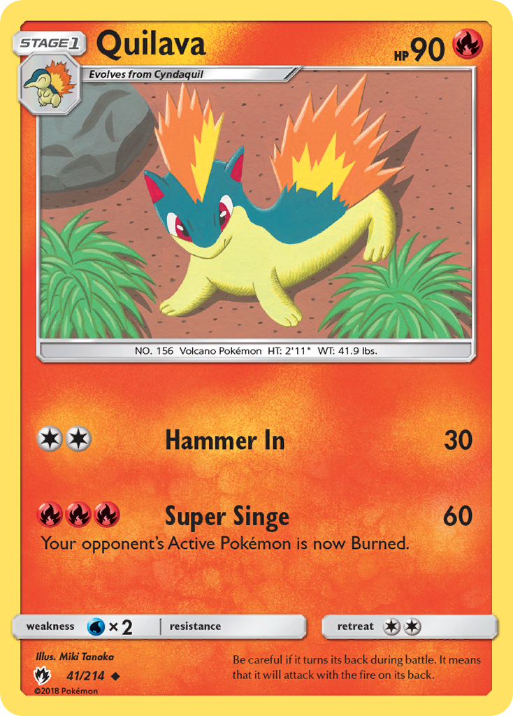 Quilava (41/214) [Sun & Moon: Lost Thunder] | Exor Games Truro