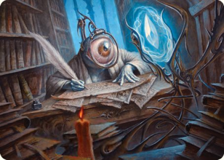 Unblinking Observer Art Card [Innistrad: Midnight Hunt Art Series] | Exor Games Truro