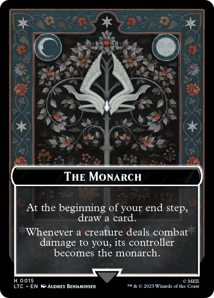 The Monarch // Treasure Double-Sided Token [The Lord of the Rings: Tales of Middle-Earth Commander Tokens] | Exor Games Truro