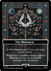 The Monarch // Treasure Double-Sided Token [The Lord of the Rings: Tales of Middle-Earth Commander Tokens] | Exor Games Truro