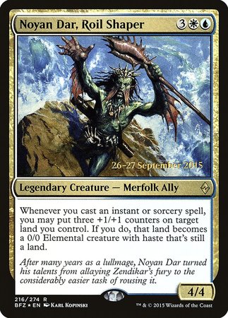 Noyan Dar, Roil Shaper [Battle for Zendikar Promos] | Exor Games Truro