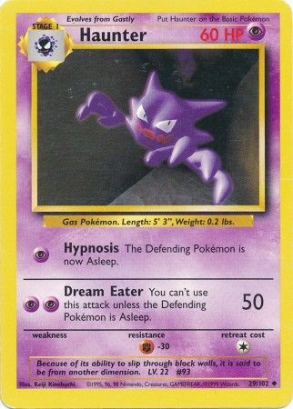 Haunter (29/102) [Base Set Unlimited] | Exor Games Truro