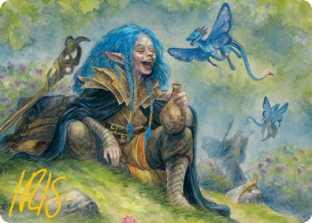 Feywild Trickster Art Card (Gold-Stamped Signature) [Dungeons & Dragons: Adventures in the Forgotten Realms Art Series] | Exor Games Truro