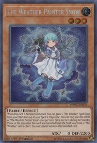 The Weather Painter Snow [SPWA-EN029] Secret Rare | Exor Games Truro