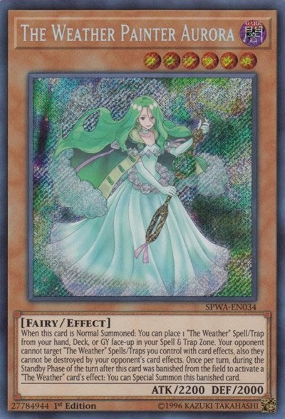 The Weather Painter Aurora [SPWA-EN034] Secret Rare | Exor Games Truro