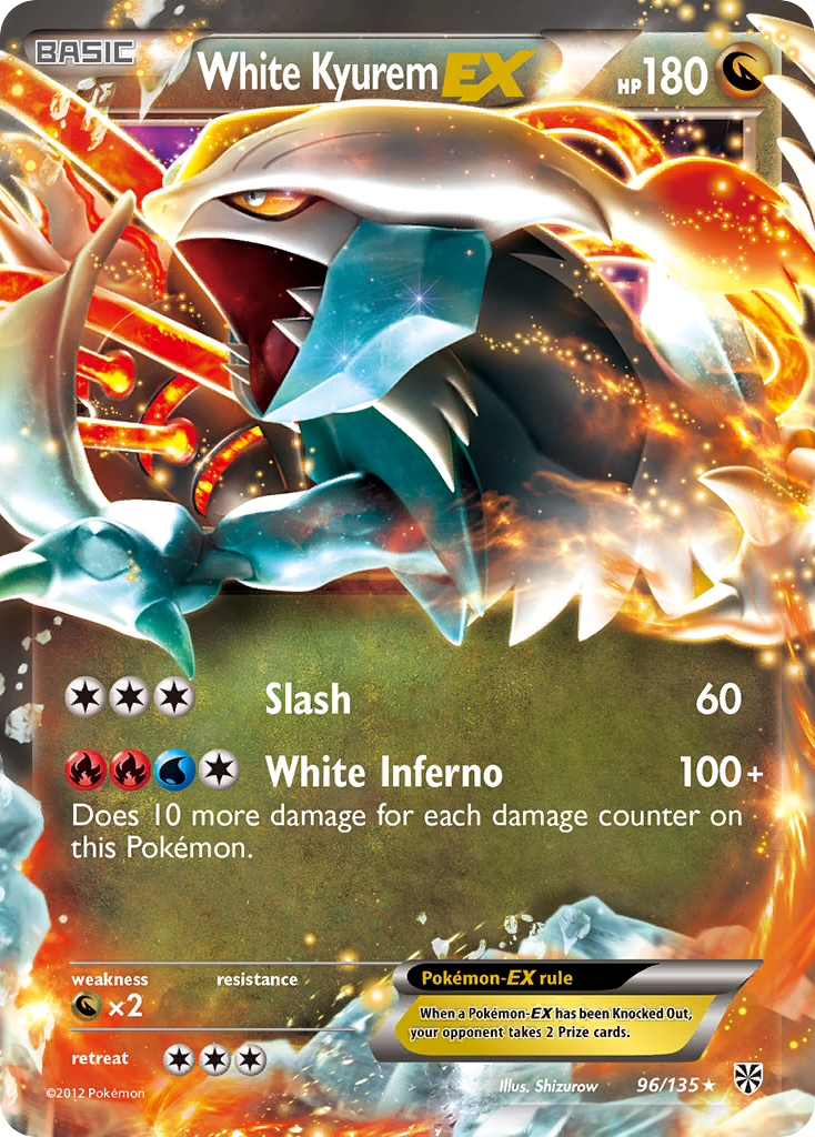 White Kyurem EX (96/135) [Black & White: Plasma Storm] | Exor Games Truro