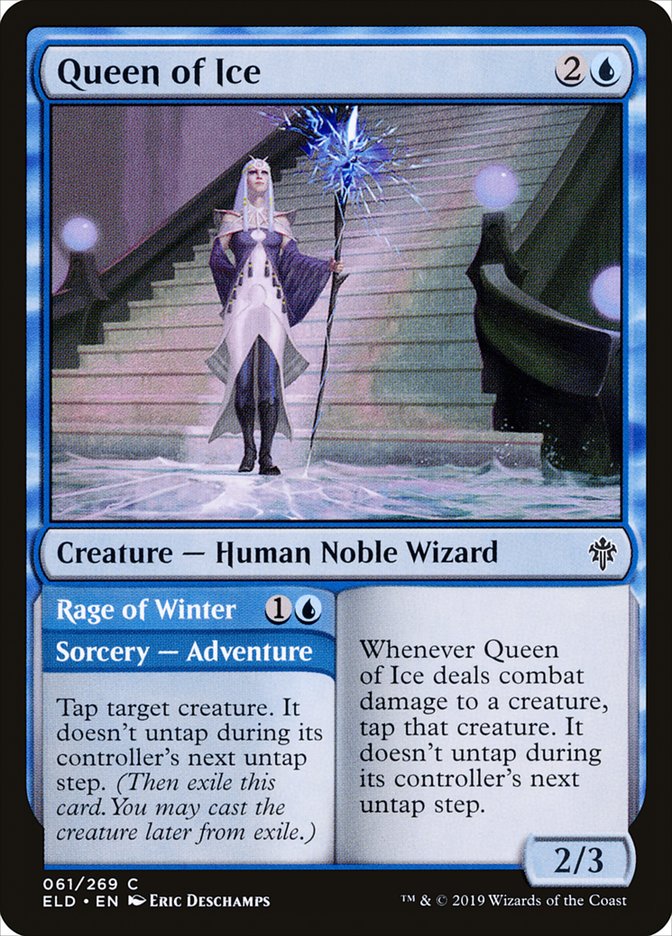 Queen of Ice // Rage of Winter [Throne of Eldraine] | Exor Games Truro