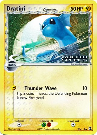 Dratini (66/113) (Delta Species) (Stamped) [EX: Delta Species] | Exor Games Truro