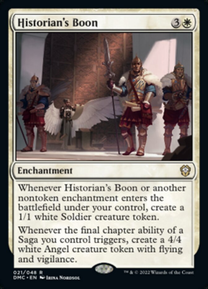 Historian's Boon [Dominaria United Commander] | Exor Games Truro